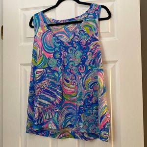 Lilly Pulitzer Tank Top- Swirl Pattern